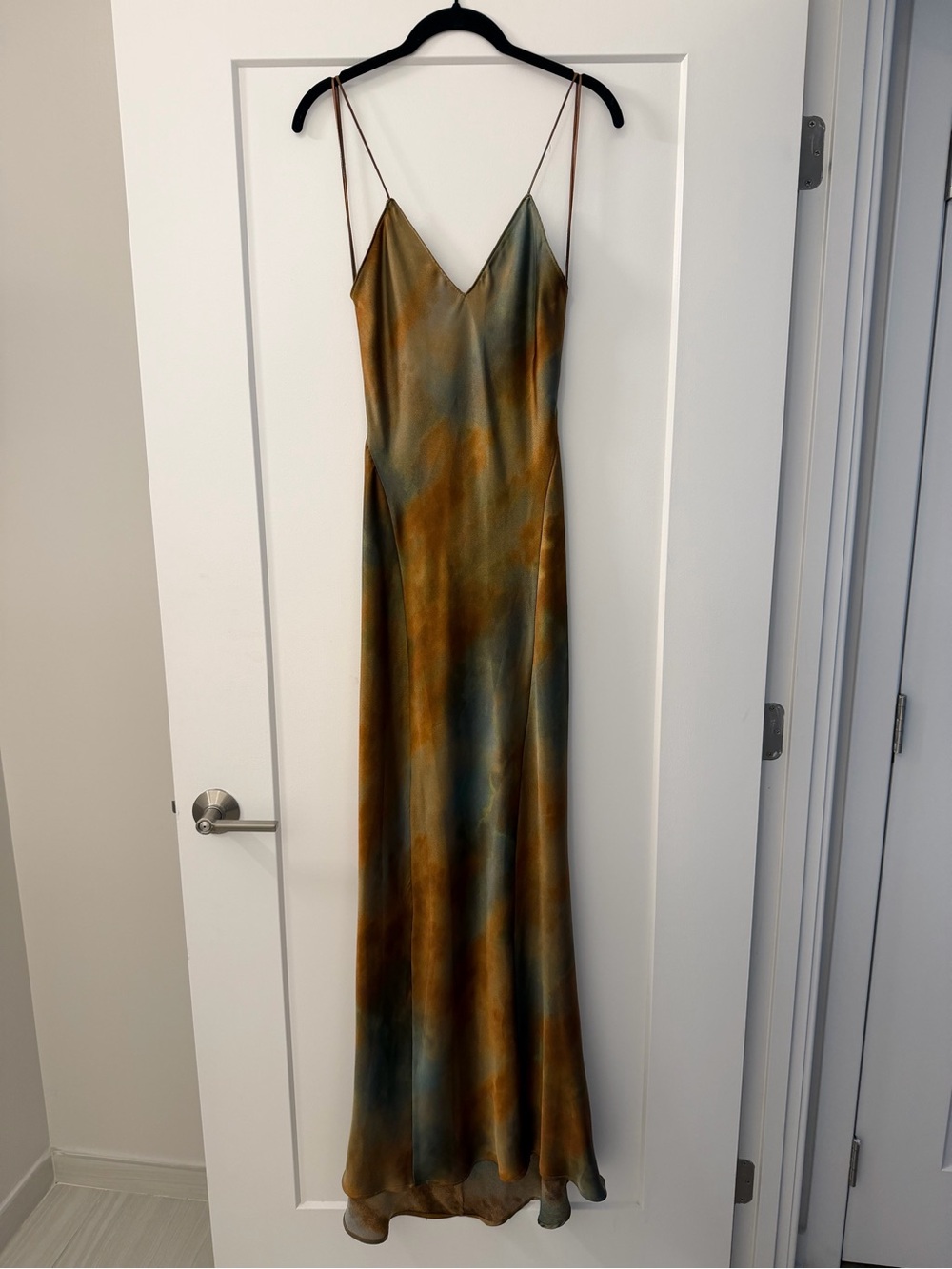 Zara Satin Effect Maxi Dress - XS